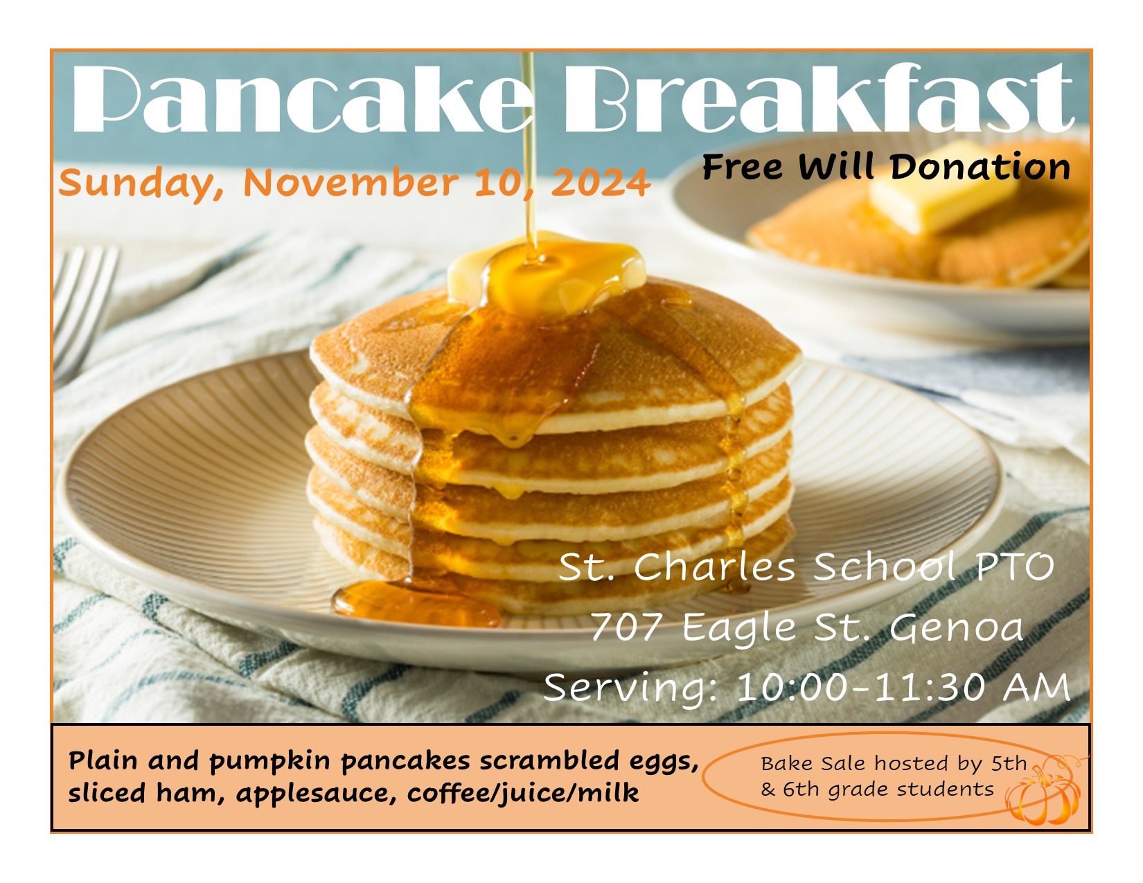 Fall Breakfast Flyer 2024