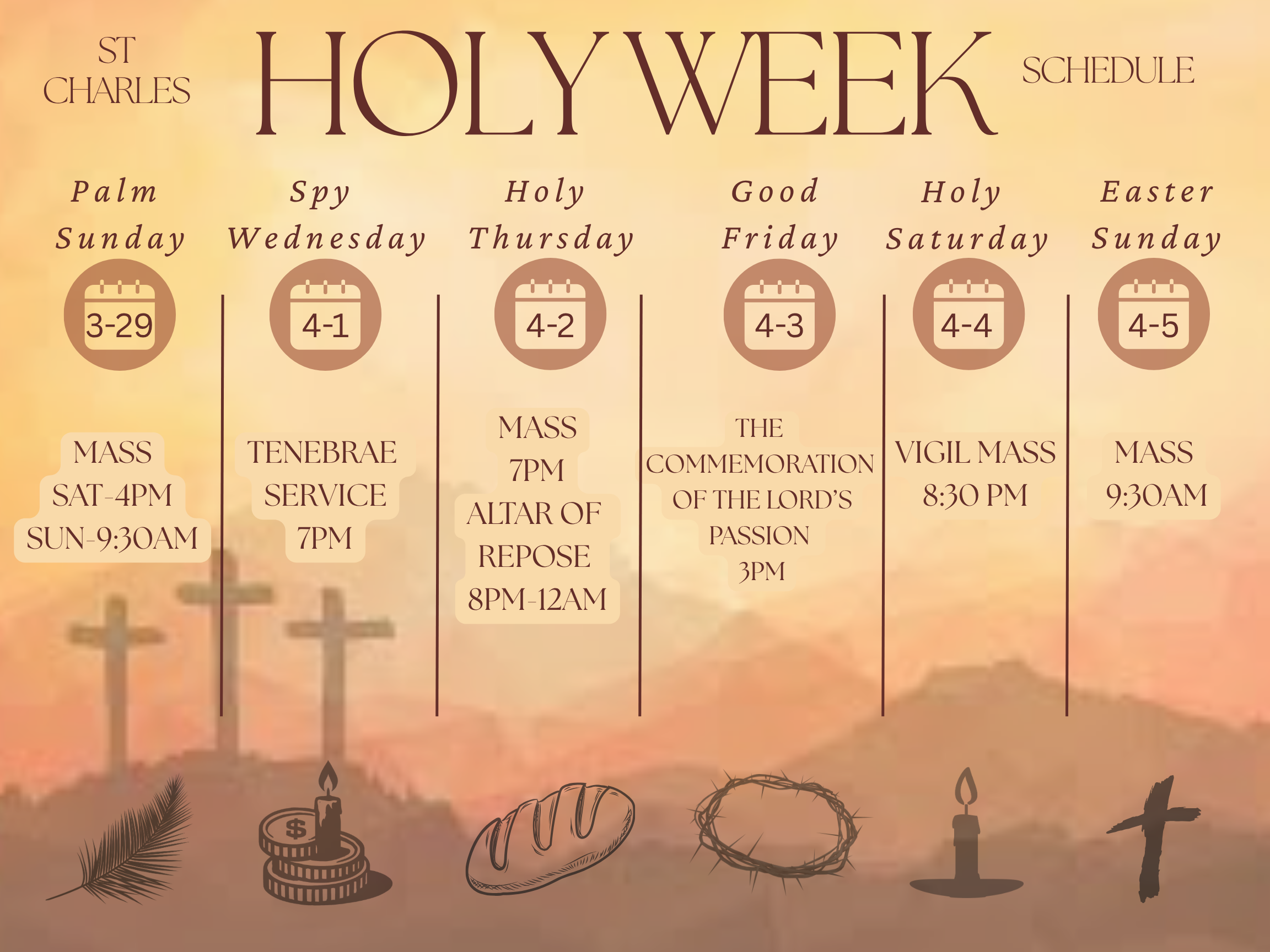 Holy Week Flyer